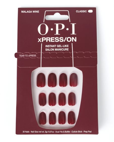 OPI Press-On Nails xPRESS/ON Malaga Wine