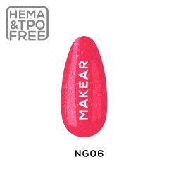 Makear NG06 Gel Polish Neon Glitter Cuba 8 ml