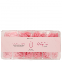 Kiara Sky Cover Gelly Tips Case Blooming Almond Medium