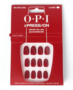 OPI Press-On Nails xPRESS/ON Big Apple Red