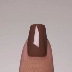 NAILD Softgel Press-On Nails Brown Coffin
