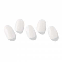 Ohora Semi-Cured Gel Nail Strips N Clean White