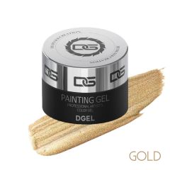 DGEL Romantic Twinkle Metal Glitter Gel Gold 3 g