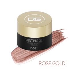 DGEL Romantic Twinkle Metal Glitter Gel Rose Gold 3 g