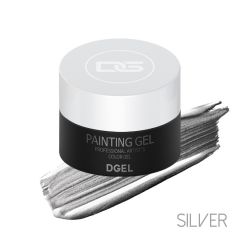 DGEL Romantic Twinkle Metal Glitter Gel Silver 3 g