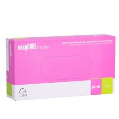 Nailphora easyCARE Nitril Handschuhe Rosa Größe L