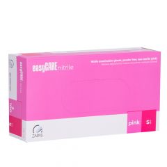 Nailphora easyCARE Nitril Handschuhe Rosa Größe S