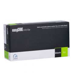 Nailphora easyCARE Nitril Handschuhe Schwarz Größe L