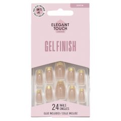 Elegant Touch False Nails Gel Finish Halycon