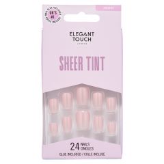 Elegant Touch False Nails Sheer Tint Ballerina Pink
