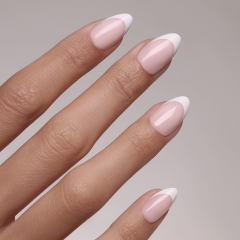 NAILD Softgel Press-On Nails French White Almond