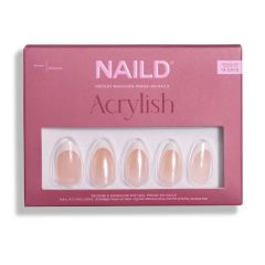 NAILD Softgel Press-On Nails Glazed Valentine Almond