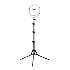 Glow 10" Ringlampe mit Stativ 10W 