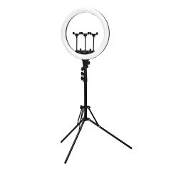 Glow 18" Ringlampe mit Stativ 45W 