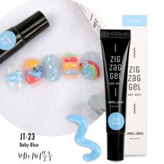 Jello Jello Zig Zag 3D Gel JT-23 Baby Blue 10 ml