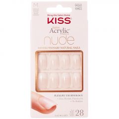 Kiss Salon Acrylic French Nude Nails Cashmere