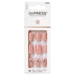 Kiss imPRESS Press-on Manicure Crystal Blossom