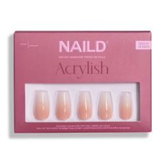 NAILD Softgel Press-On Nails Milkshake Coffin