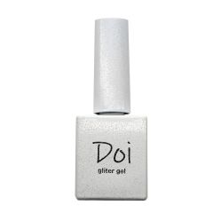 Nailbayo Doi White Silver Glitter Gel 10 ml