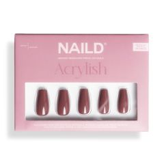 NAILD Press-On Nails Foxy Coffin Long