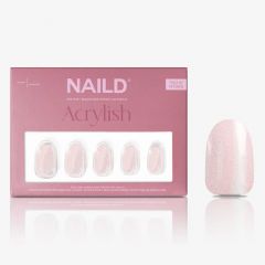 NAILD Softgel Press-On Nails Ruby Glazed Almond