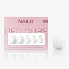 NAILD Softgel Press-On Nails White Toe