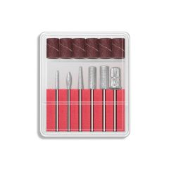 Nailphora Fräserbits & Schleifrollen Set 12 Stück