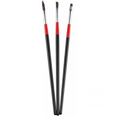 Nailphora Nail Art Pinsel Set Rot 3 Stück