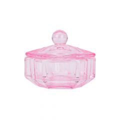 Nailphora Diamond Dappen Dish Glas Rosa