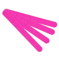 Nailphora Hölzerne Nagelfeile Gerade Neon Rosa 180/180 50 Stück
