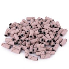 Nailphora Mini Schleifrollen für Nagelfräser Rosa 240 Körnung 50 Stück