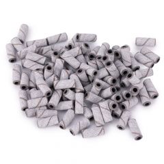 Nailphora Mini Schleifrollen für Nagelfräser Weiß 180 Körnung 50 Stück