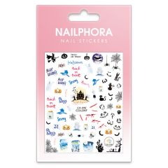 Nailphora Nail Stickers Scary Halloween Night