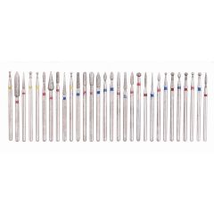 Nailphora Professionelles Diamant Nagelfräser Bit Set 30 Stück