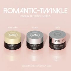DGEL Romantic Twinkle Metal Glitter Gel Collection