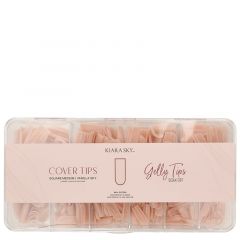Kiara Sky Cover Gelly Tips Case Vanilla Sky Square Medium