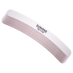 Sunone Nagelfeile Weiß Boomerang 180/240 10 Stück
