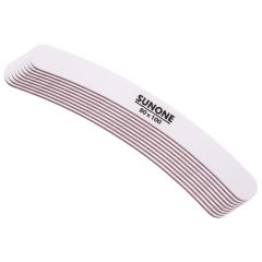 Sunone Nagelfeile Weiß Boomerang 80/100 10 Stück