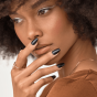 Kiss imPRESS Color Press-on Manicure Coffin All Black