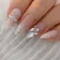 Nailbayo Doi White Silver Glitter Gel 10 ml