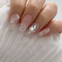 Nailbayo Doi White Silver Glitter Gel 10 ml