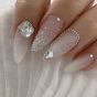 Nailbayo Doi White Silver Glitter Gel 10 ml