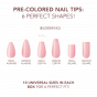 Kiara Sky Cover Gelly Tips Case Blooming Almond Medium
