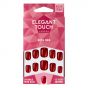 Elegant Touch Rich Red Nails