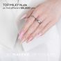 Makear Top No Wipe Milky Nude 8 ml