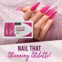 IBD Clear Soft Gel Tips Long Stiletto