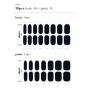 Ohora Semi-Cured Gel Nail Strips N Onyx
