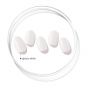 Ohora Semi-Cured Gel Nail Strips N Clean White