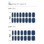 Ohora Semi-Cured Gel Nail Strips N Cream Indigo