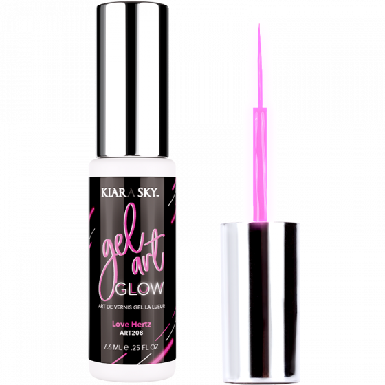 Kiara Sky Gel Art Glow Love Hertz